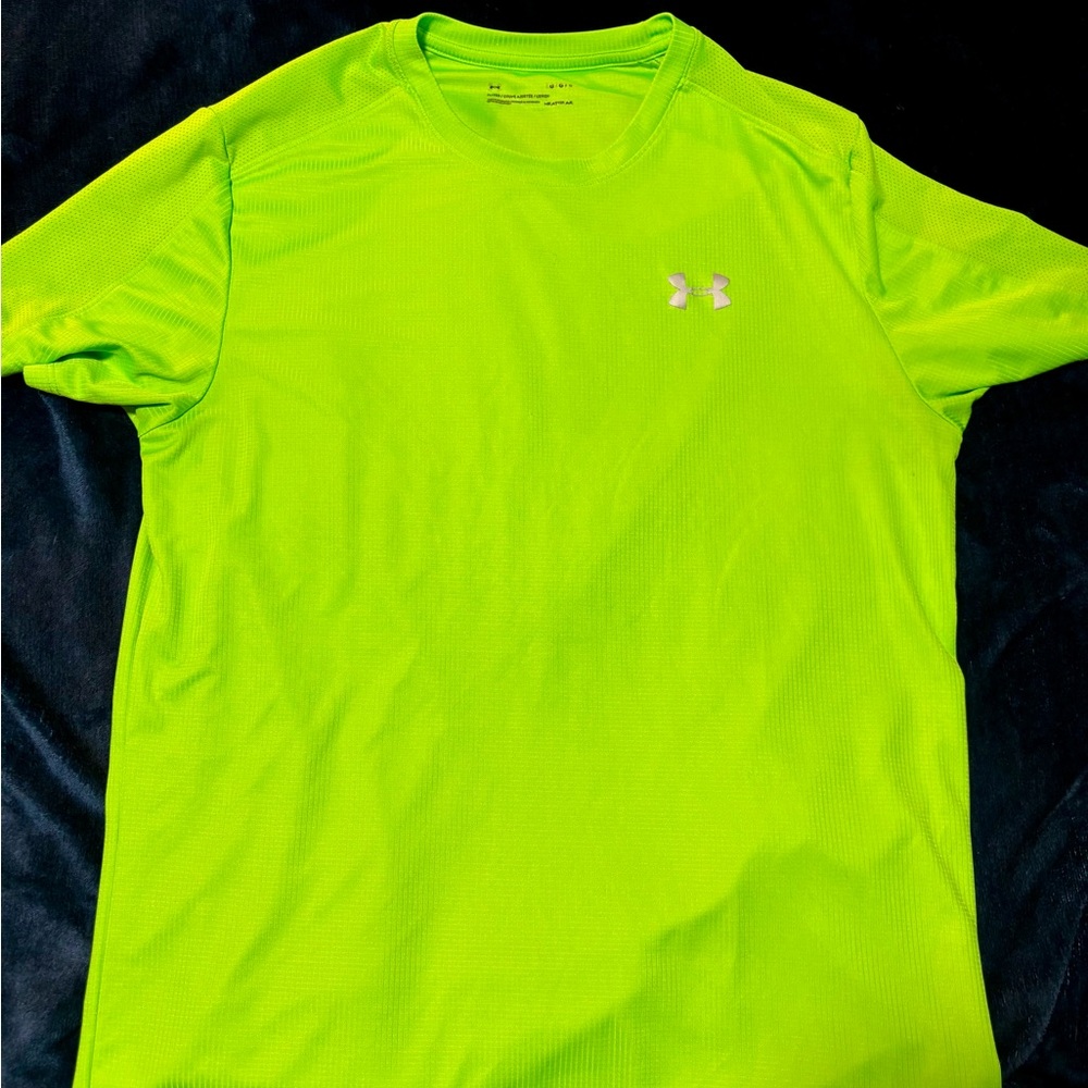 Under Armour Men's Neon Green Short Sleeve Tee